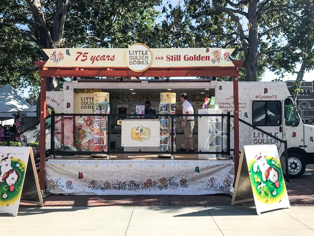 little golden books mobile stage trailer