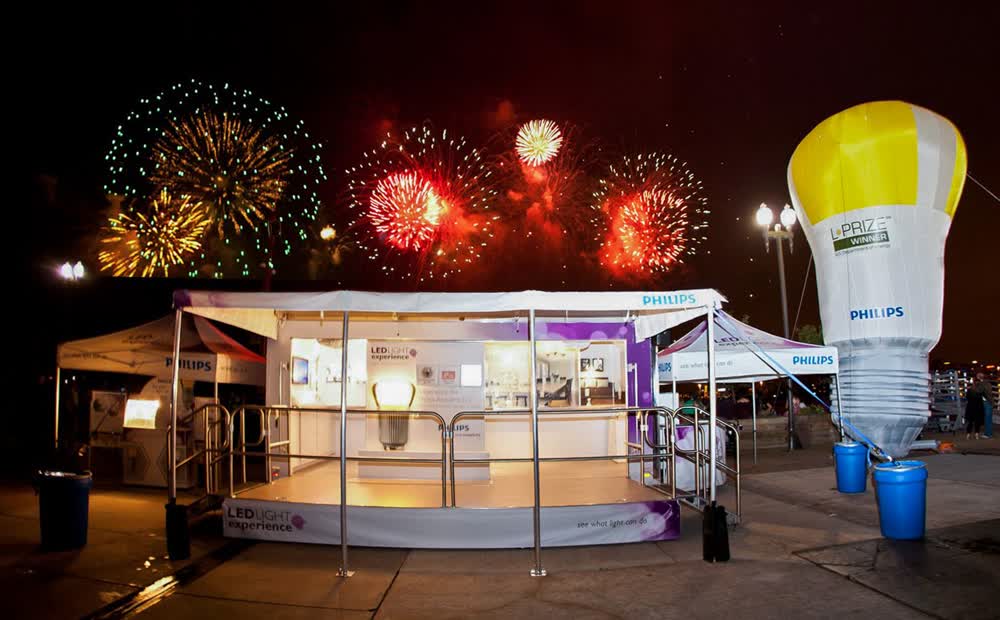 philips mobile stage trailer
