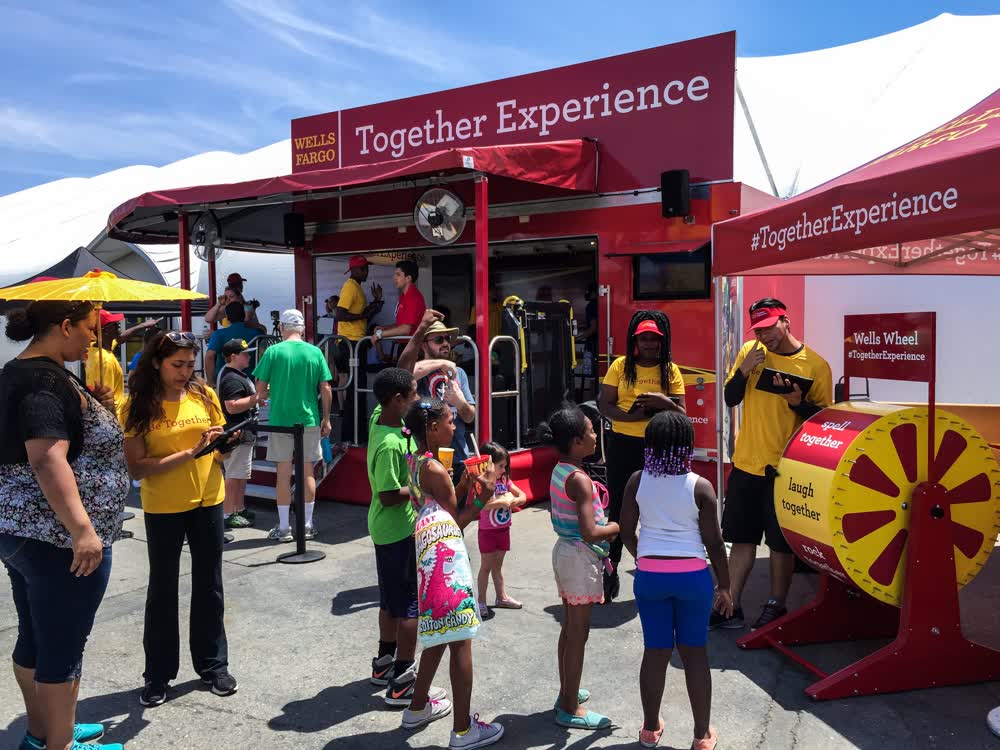wells fargo mobile stage trailer
