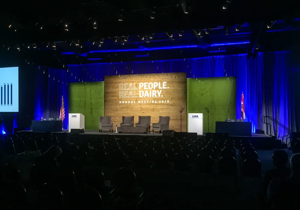 dairy farms of america annual meeting experiential event elements
