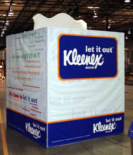 kleenex let it out experiential event elements