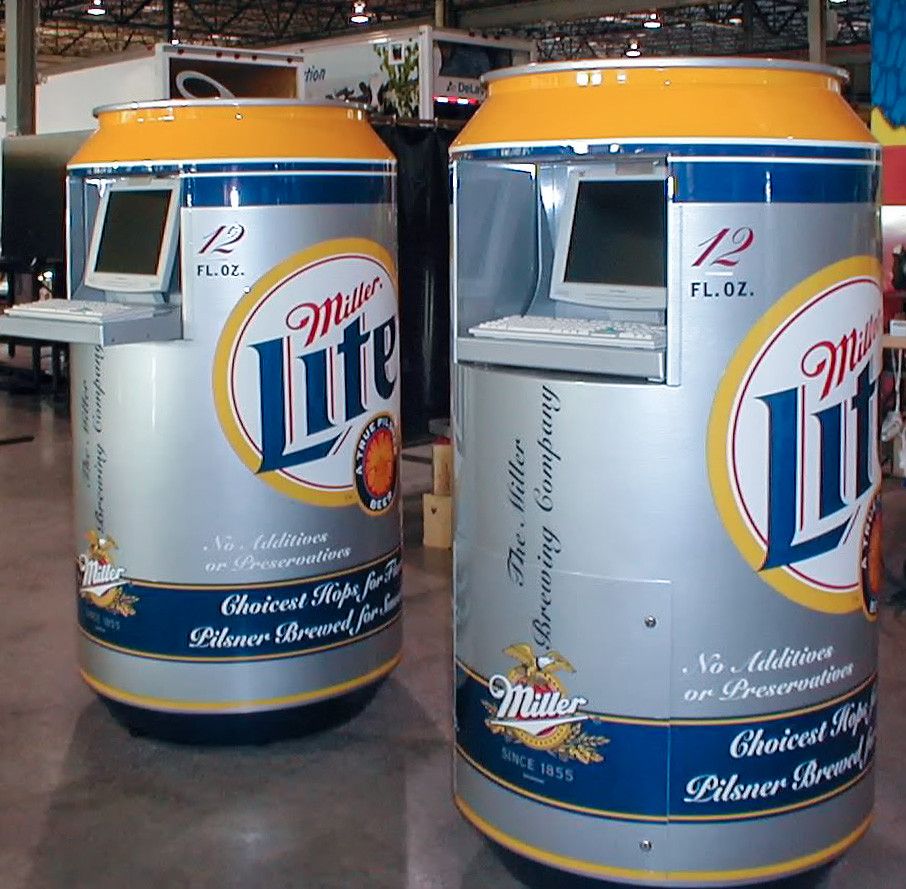 miller lite experiential event elements