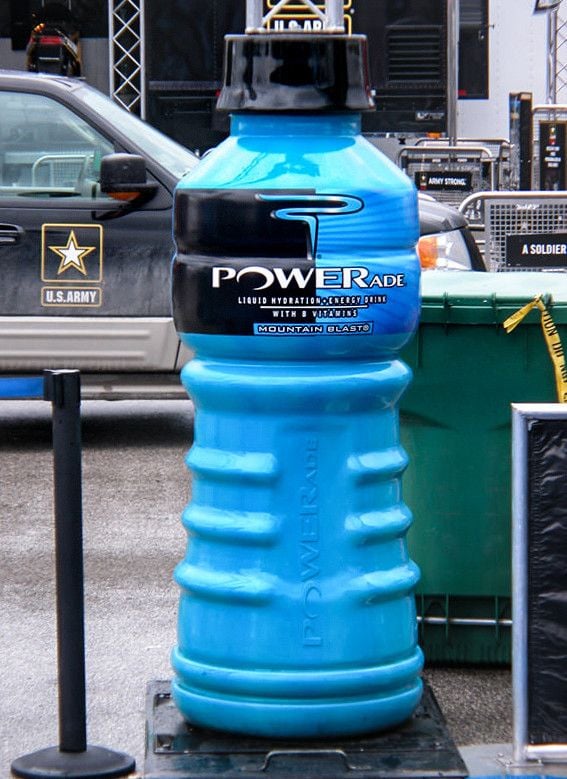powerade experiential event elements