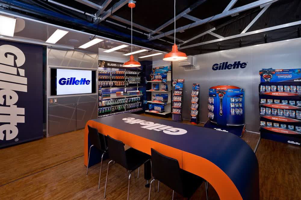 gillette interior experiential demonstration