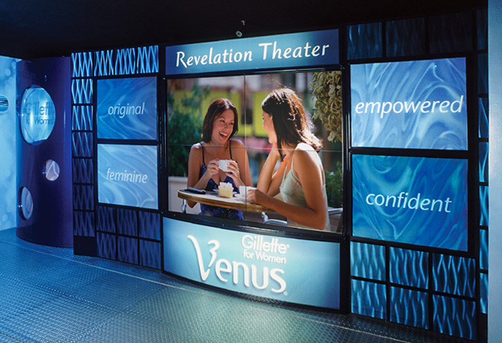 gillette venus experiential demonstration
