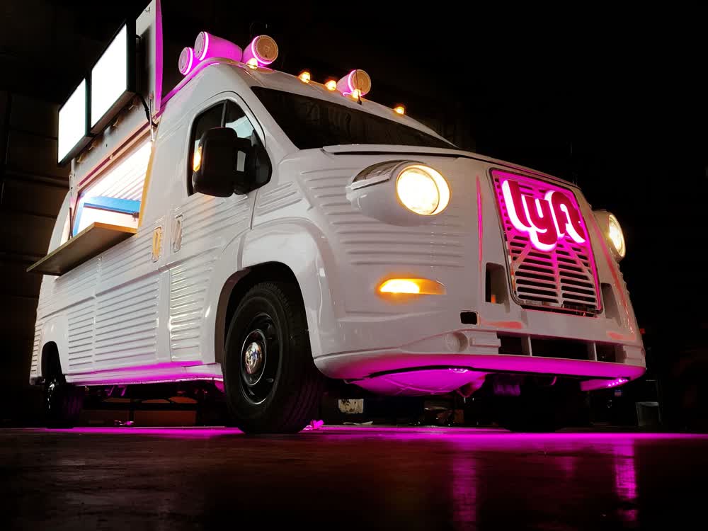 lyft event promotional vehicles trailers