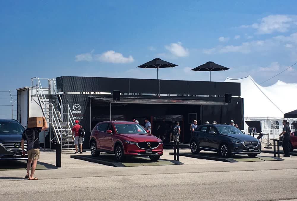 mazda event promotional vehicles trailers