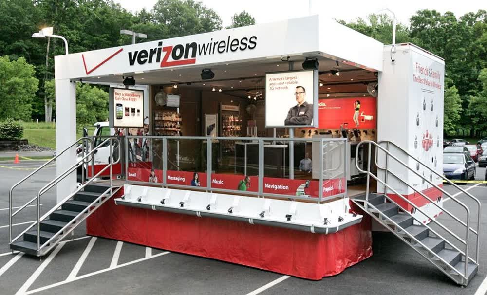 verizon wireless event promotional vehicles trailers