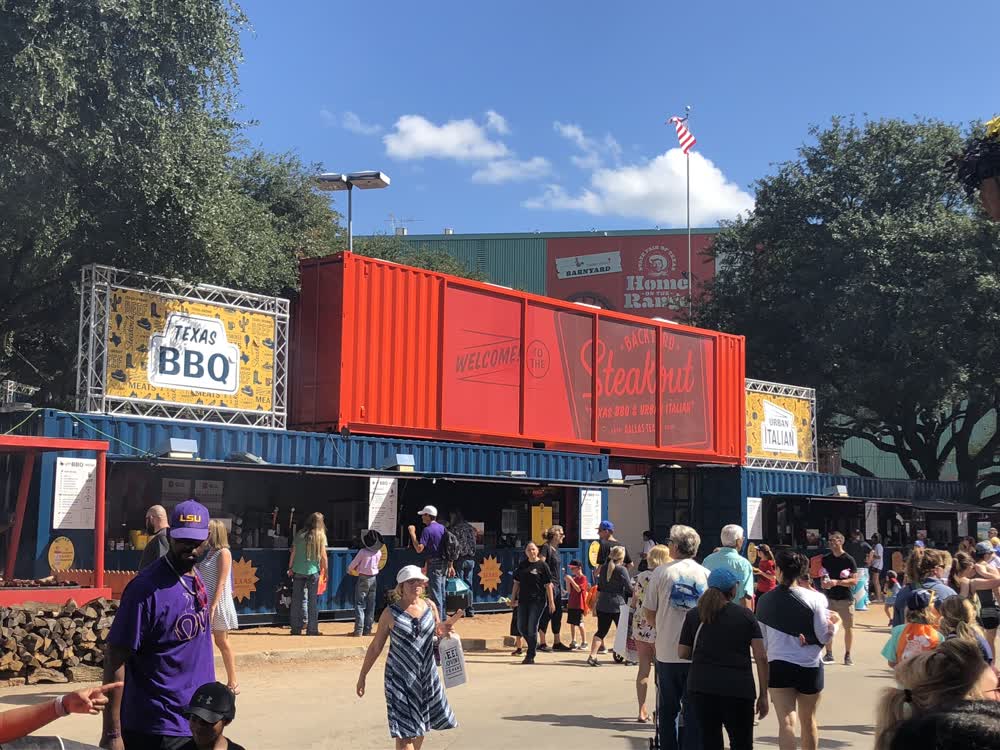 backyard steakout texas bbq sampling kitchen