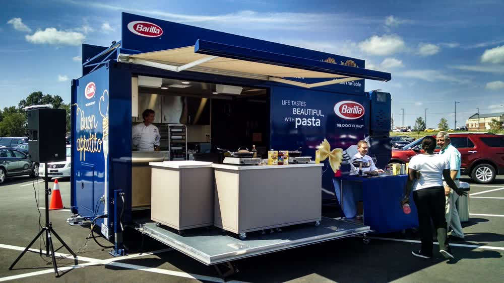 barilla pasta sampling kitchen