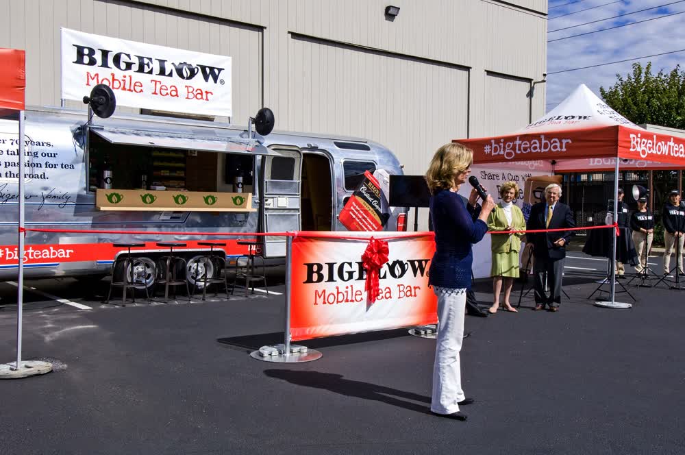 bigelow tea bar sampling kitchen