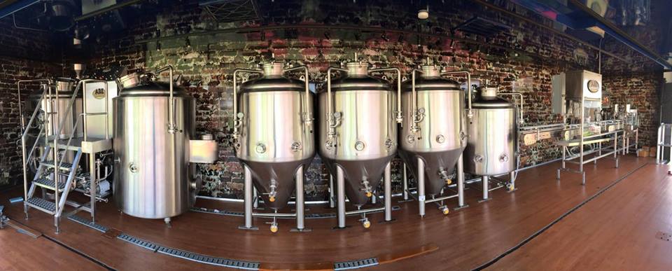 bucking mule brewery interior sampling kitchen