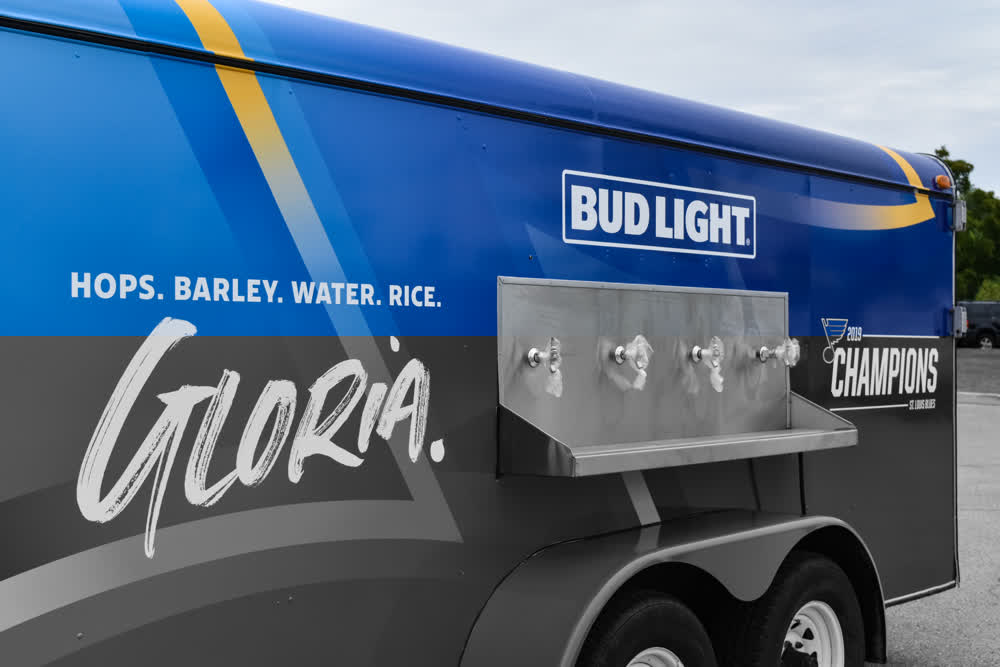 bud light st louis blues sampling kitchen