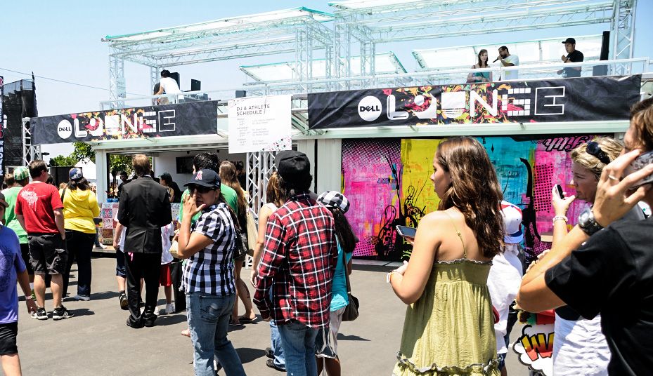 dell computers lounge shipping container conversion