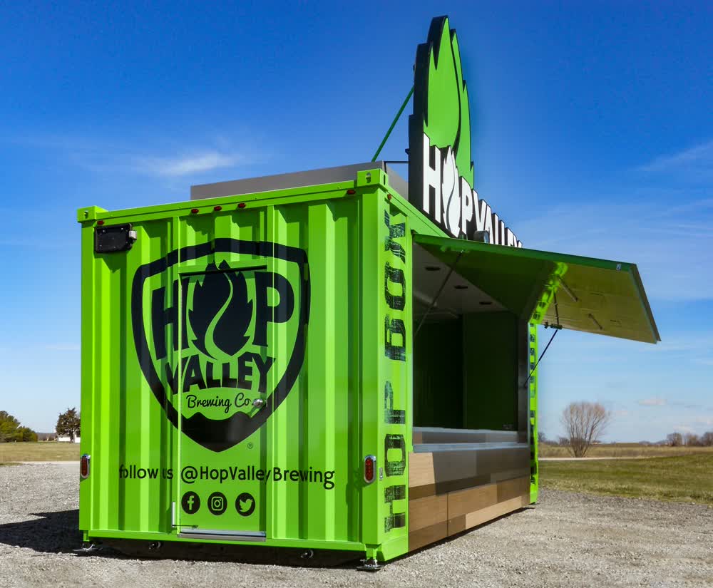 hop valley brewing company concession trailer