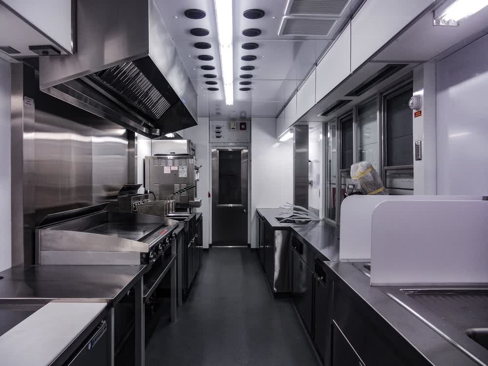 johnny rockets interior concession trailer