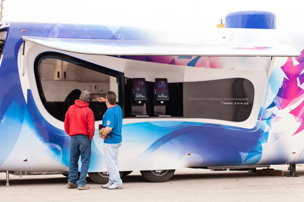 pepsi inspire outside concession trailer