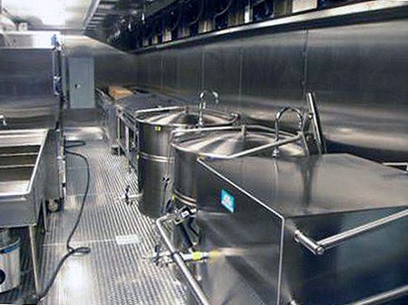 interior appliances commercial mobile kitchen trailer truck