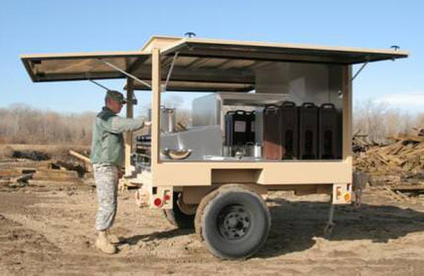 outdoor commercial mobile kitchen trailer truck