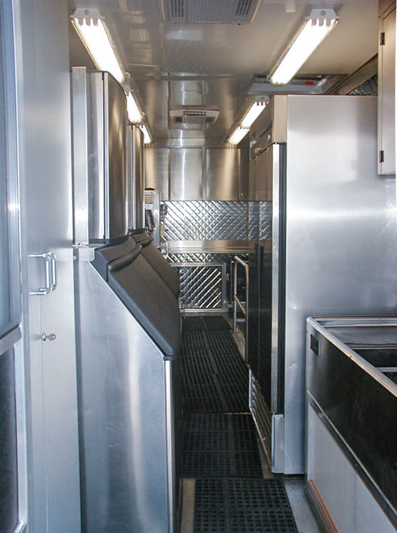stainless steel ice machines commercial mobile kitchen trailer truck