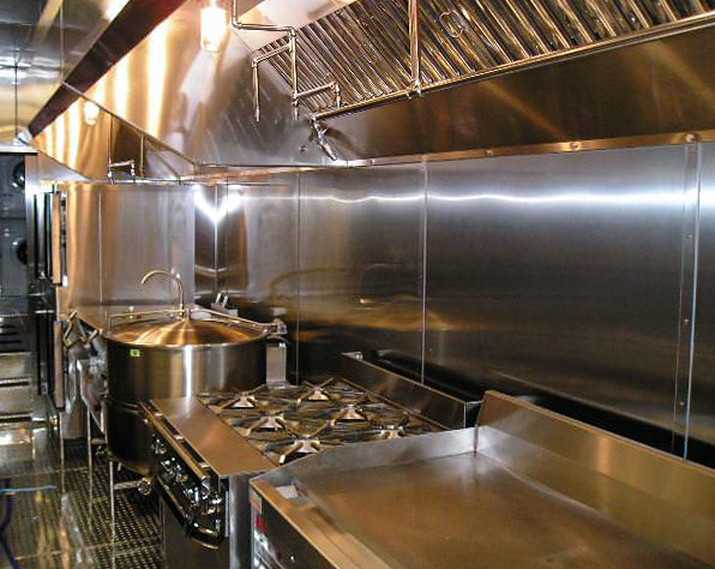 stove commercial mobile kitchen trailer truck