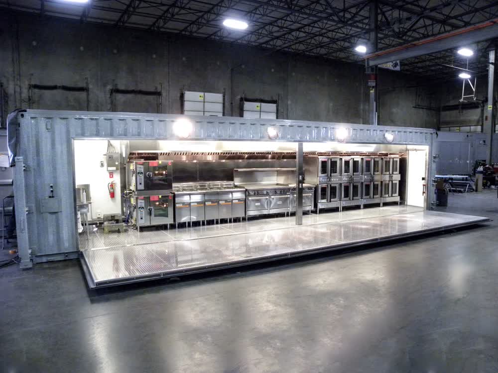 americrown shipping container restaurant