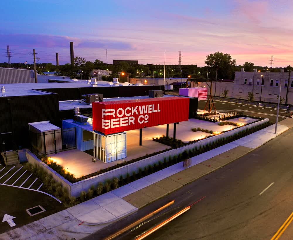 rockwell shipping container restaurant