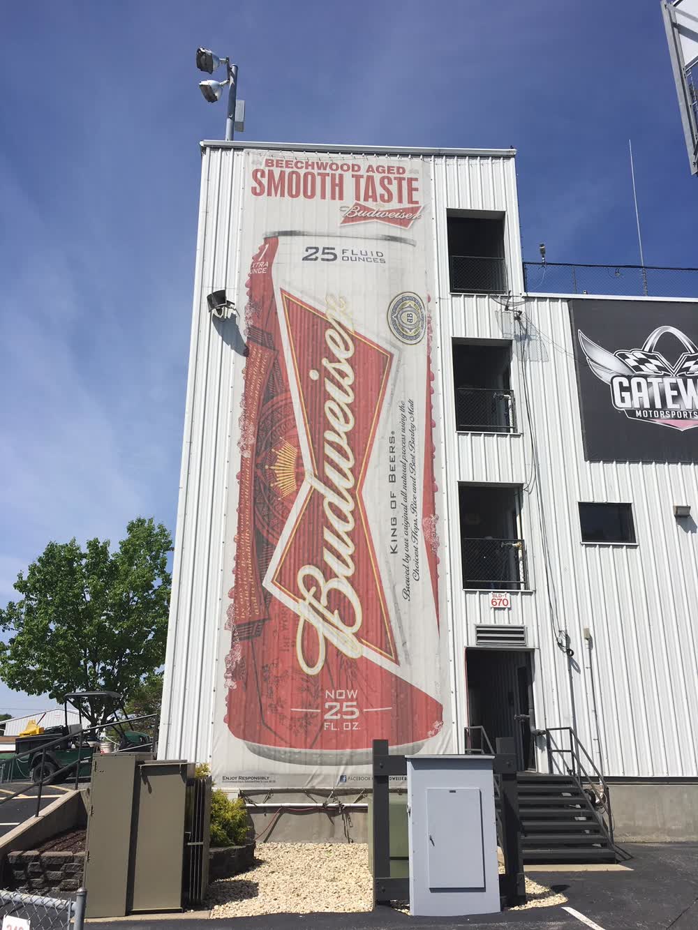 budweiser building wraps