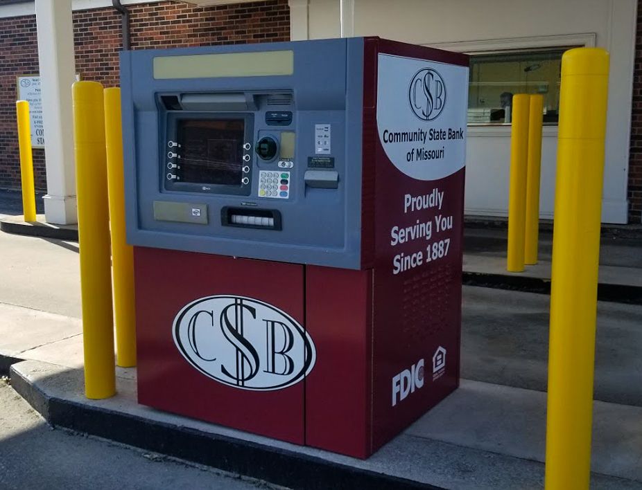 community state bank of missouri building wraps