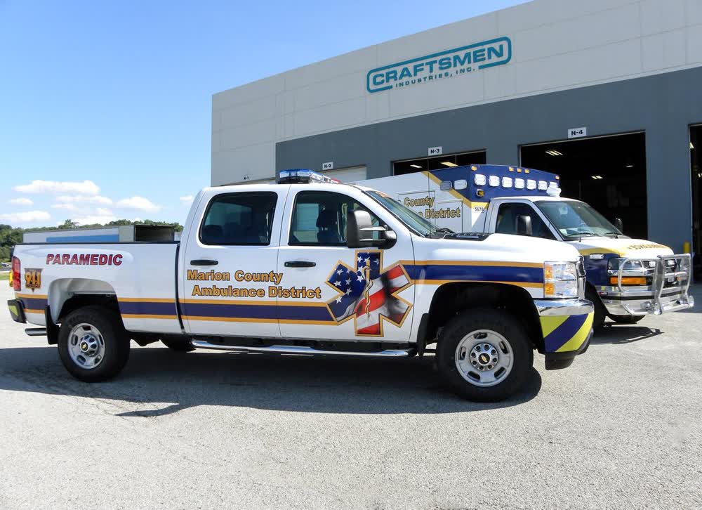 marion county ambulance fleet graphics