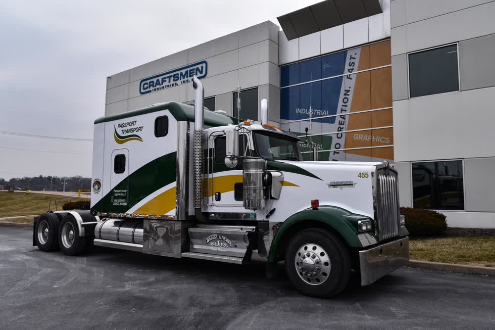 passport transport fleet graphics