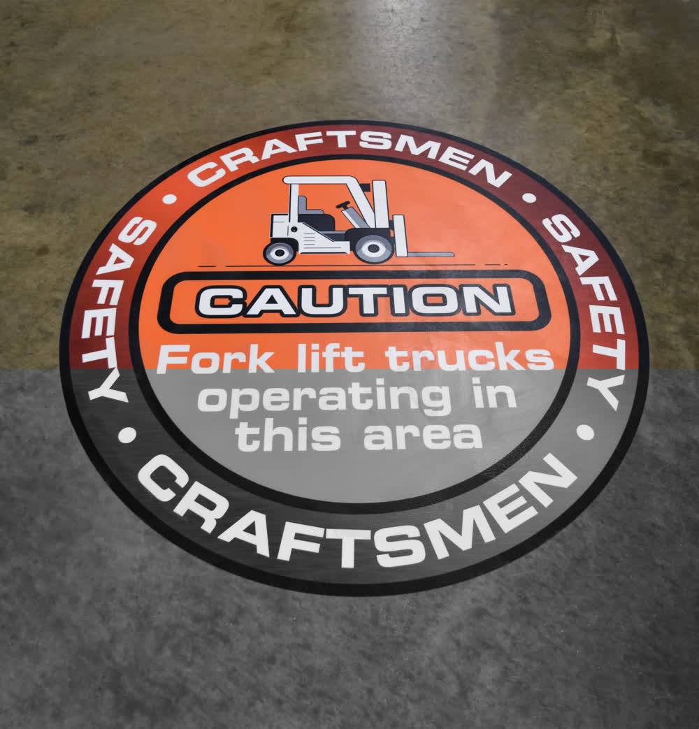 craftsman floor graphics