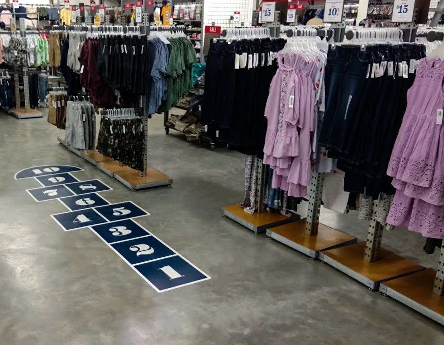hopscotch floor graphics