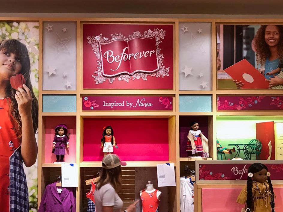 american girl pop retail graphics