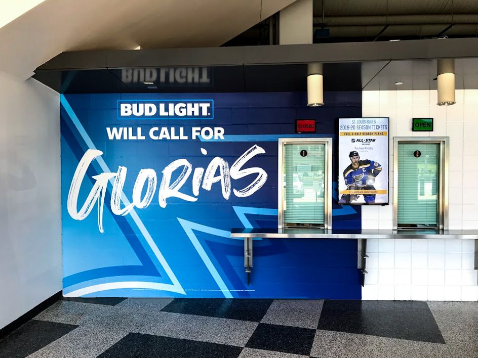 bud light retail graphics