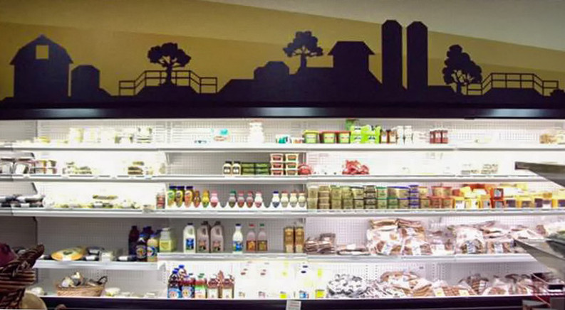 dairy retail graphics