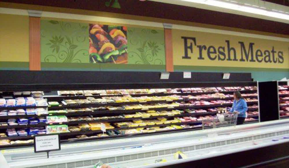 grocery store retail graphics