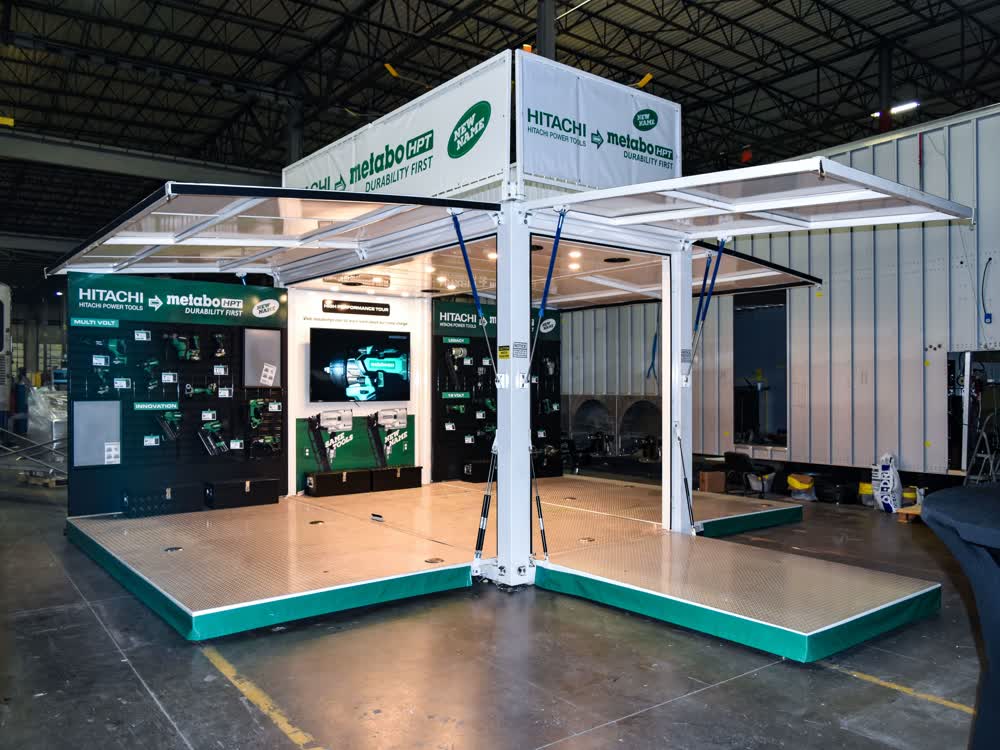 hitachi metabo trade show displays