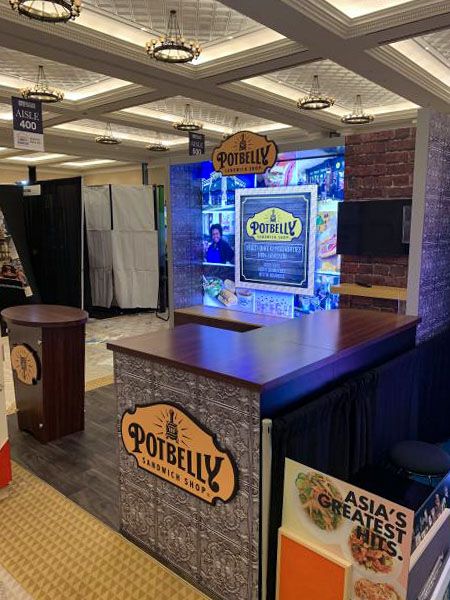 potbelly trade show displays