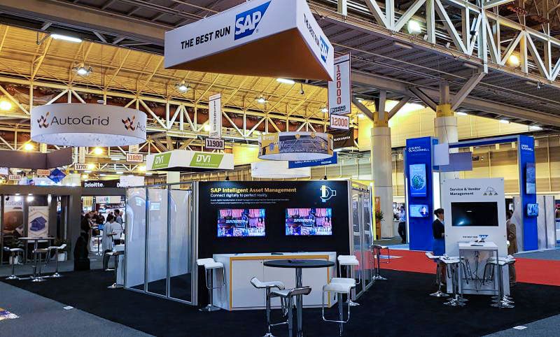 sap trade show displays