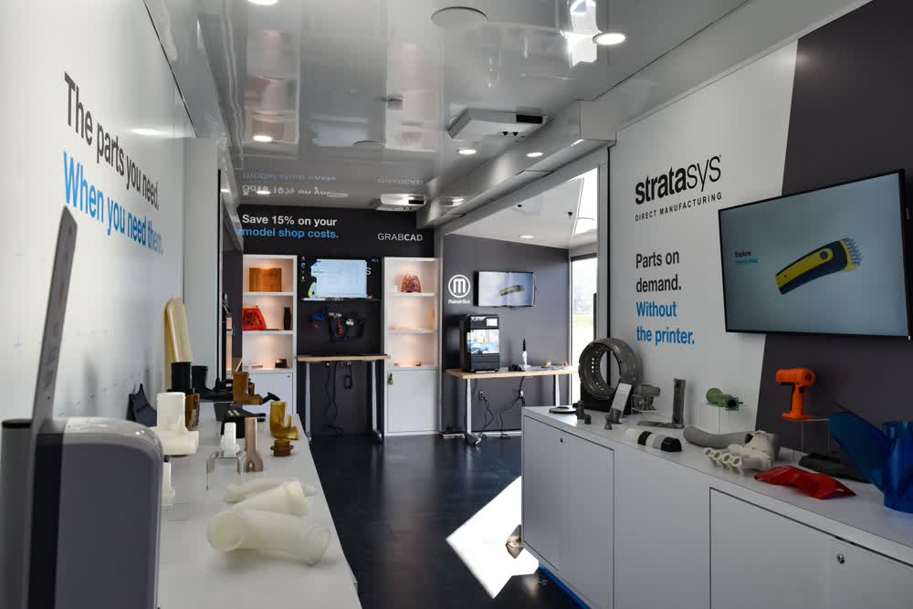 stratasys trade show displays