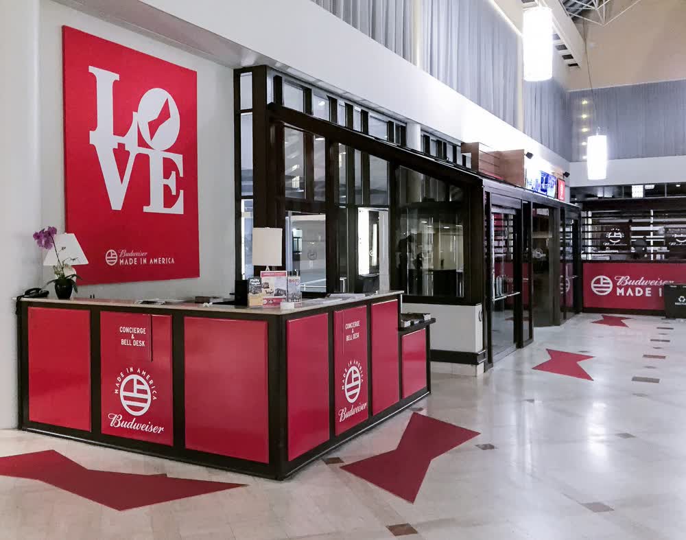 budweiser made in america stadium graphics