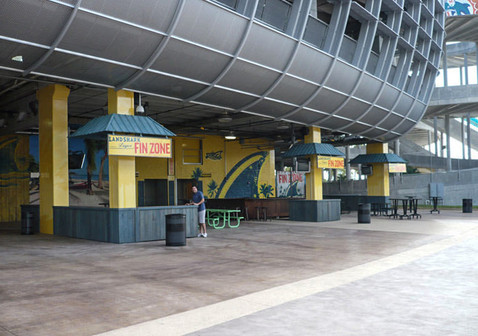 landshark fin zone stadium graphics
