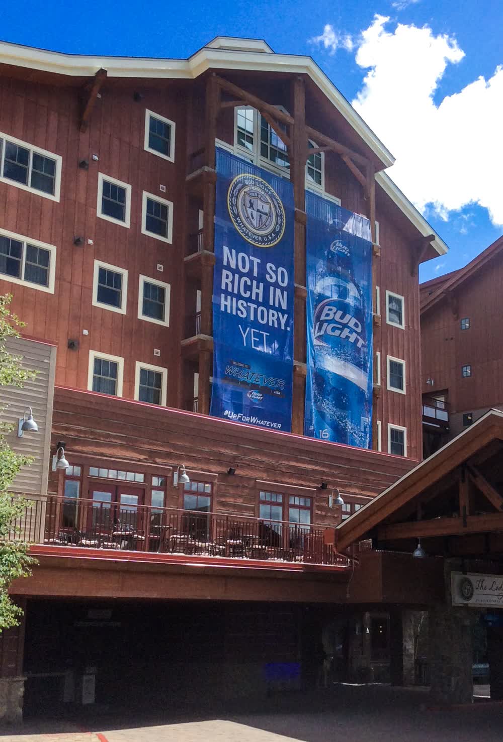 bud light whatever banners