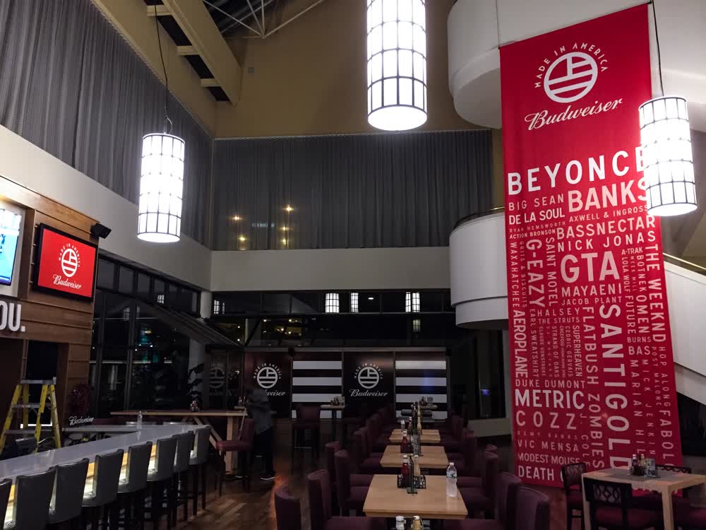 budweiser made in america banners