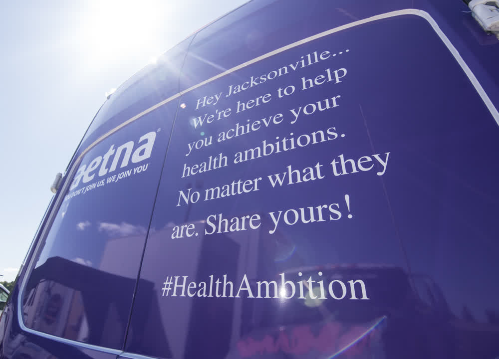 aetna vinyl car wrap