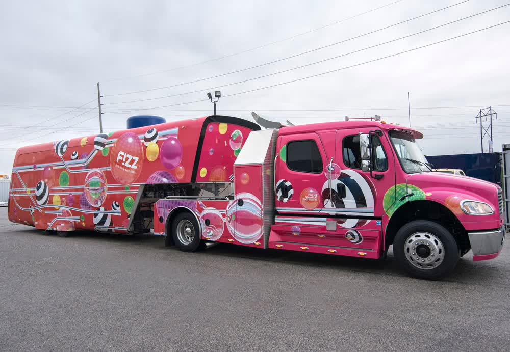fizz side vinyl car wrap