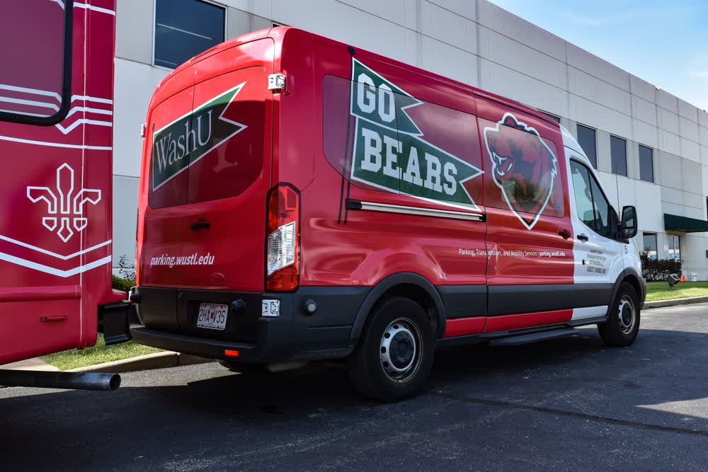 wash university vinyl car wrap
