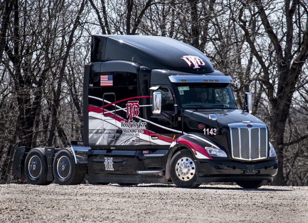 woody bogler trucking company vinyl car wrap