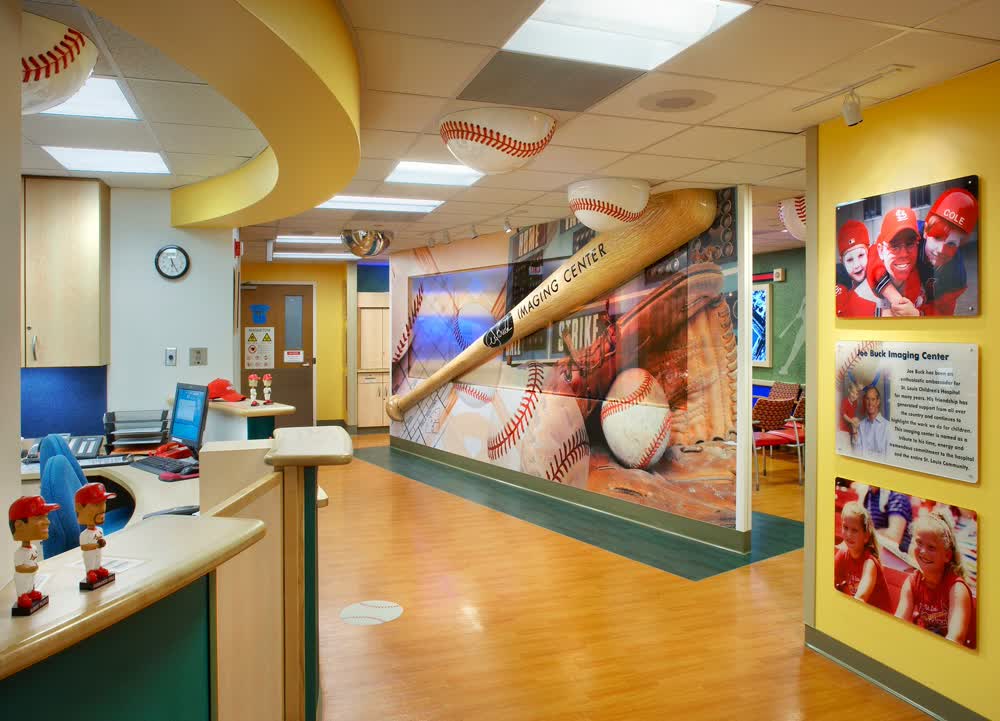 childrens hospital lobby wall decals graphics